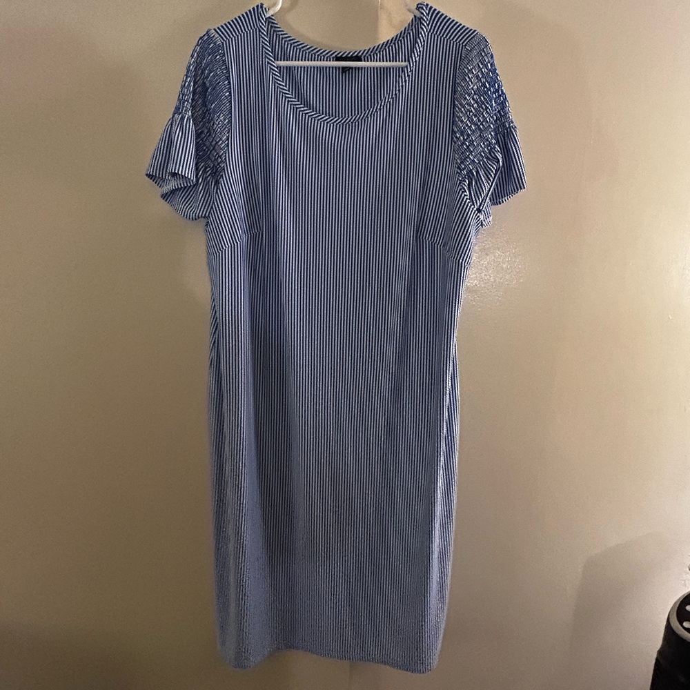Talbots seersucker dress